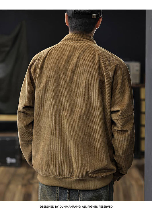 Chaqueta de Pana Vintage para Hombre - Manga Larga - Image 13