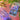 Rainbow Confetti Glitter Guillotine Earrings - Tekeno