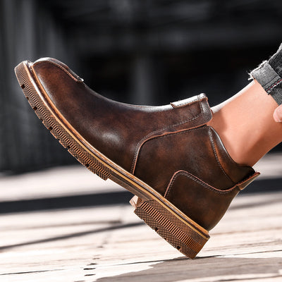 Botas Casuales de Cuero Martin para Hombre Talla Grande - Image 6