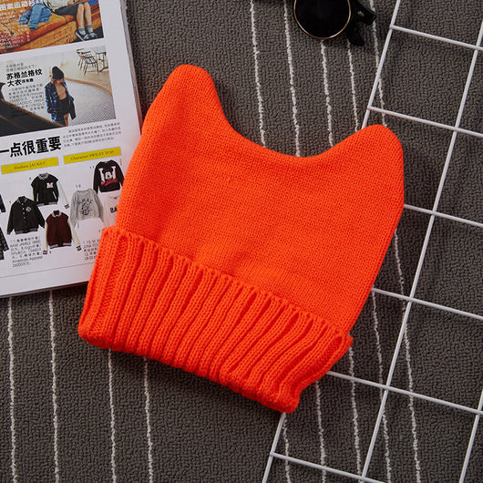 Gorro de Lana Coreano con Orejas de Gato - Image 20