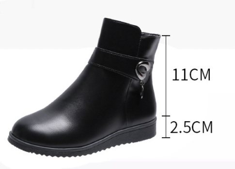 Botas Cálidas de Cuña Baja para Mamá con Forro Polar - Image 13