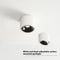 Warm Light 3000K 7 W White Plus Black 75 X 55 Mm