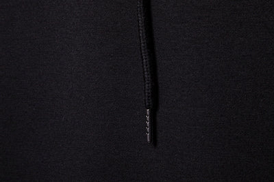 Sudadera Hoodie Slim Fit Irregular de Largo Medio en Colores Sólidos para Hombre - Image 11
