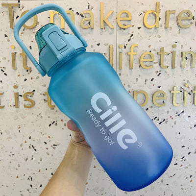 Botella Deportiva de Gran Capacidad con Degradado de Color - Image 5