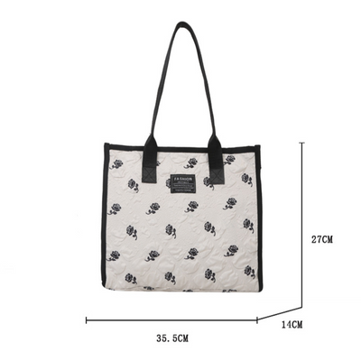 Bolso de Lona Bordado para el Hombro - Colección Verano - Image 8