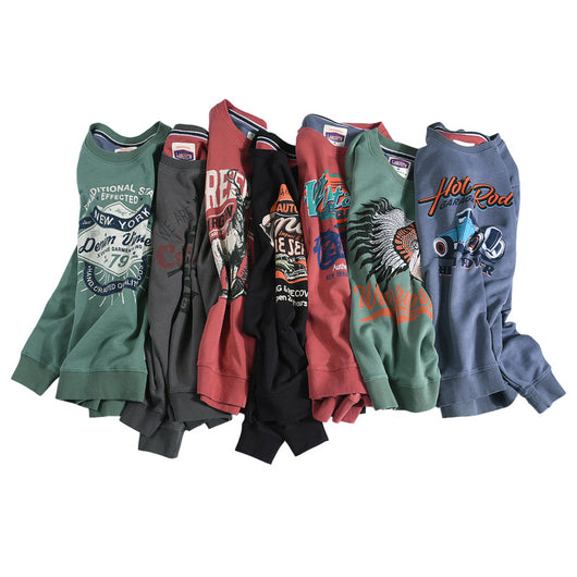 Sudadera Oversize de Algodón con Estampado Vintage - Image 7