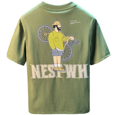 Playera Hombre Estampado Literario Moderno - Image 4