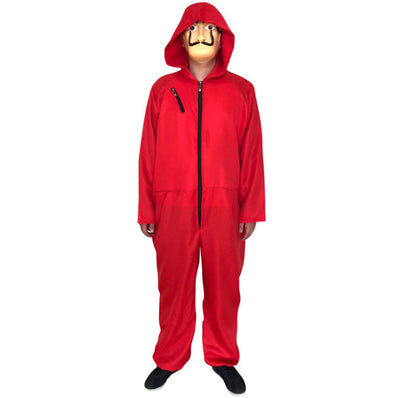 Disfraz Cosplay Rojo de Una Pieza para Halloween