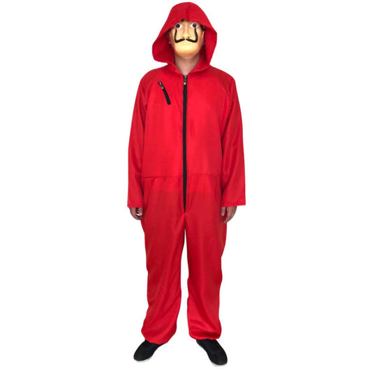 Disfraz Cosplay Rojo de Una Pieza para Halloween