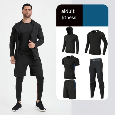 Conjunto Deportivo Completo para Correr - Mallas de 5 Piezas Secado Rápido Hombre - Image 12