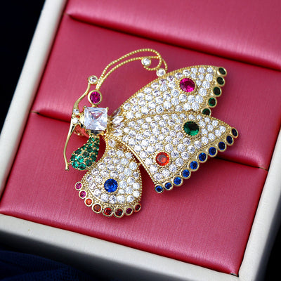 Broche de Mariposa con Circones de Colores - Image 2