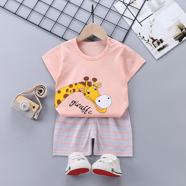 Conjunto Infantil de Verano: Camiseta y Shorts de Algodón - Image 3