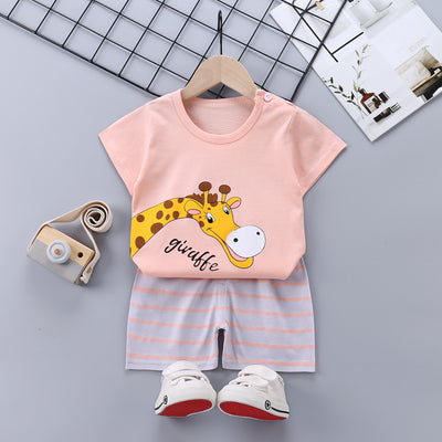 Conjunto Infantil de Verano: Camiseta y Shorts de Algodón - Image 3