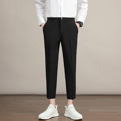 Pantalón de Vestir Hombre Coreano Corte Drop-crotch Tendencia - Image 6