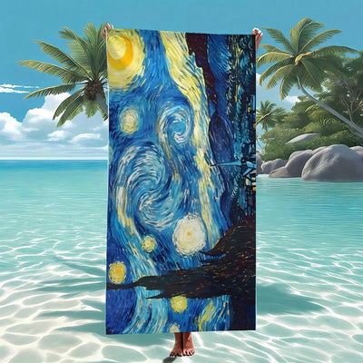 Toalla de Playa Microfibra Secado Rápido con Diseño Creativo - Image 4