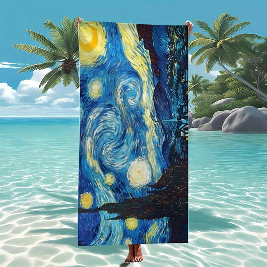 Toalla de Playa Microfibra Secado Rápido con Diseño Creativo - Image 4