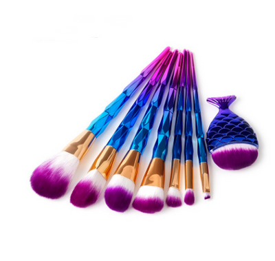 Set de Brochas de Maquillaje Sirena Diamond - Combinación Profesional - Image 6