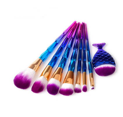 Set de Brochas de Maquillaje Sirena Diamond - Combinación Profesional - Image 6