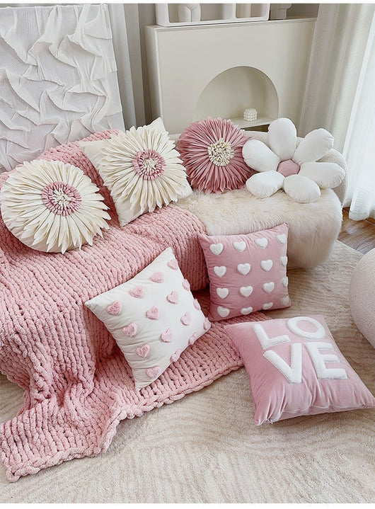 Funda de Cojín Sofá Princesa Minimalista para Sala de Estar - Image 21