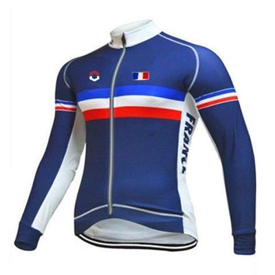 Jersey de Ciclismo Personalizado de Manga Larga para Hombre