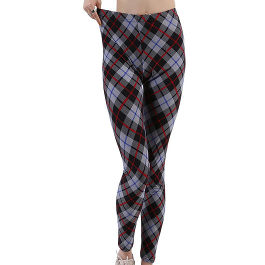 Leggings Cuadriculados Push Up para Mujer - Pantalones Deportivos Ajustados Sexys - Image 12
