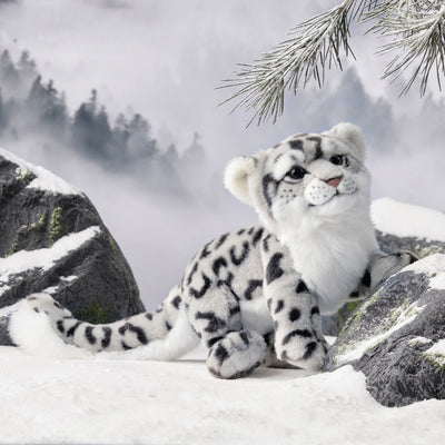Peluche Leopardo de Nieve - Juguete Realista de Simulación - Image 13