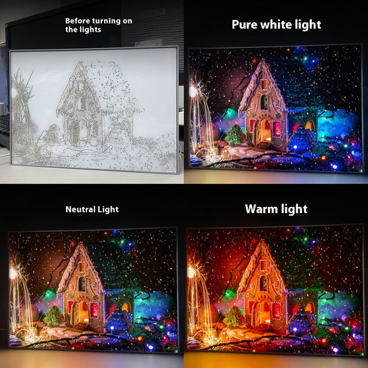 Lámpara LED 3D Pintura Luminosa - Cuadro Decorativo Changsha Noche - Image 10