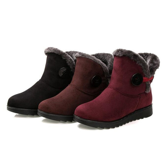 Botas de Invierno para Mujer con Forro Térmico y Plataforma Cómoda