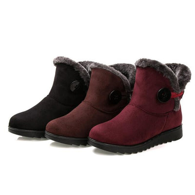 Botas de Invierno para Mujer con Forro Térmico y Plataforma Cómoda