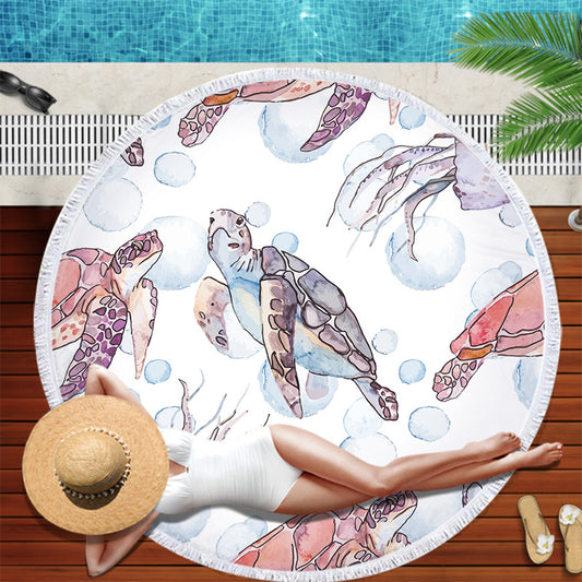 Toalla de Playa Redonda Premium - Image 2