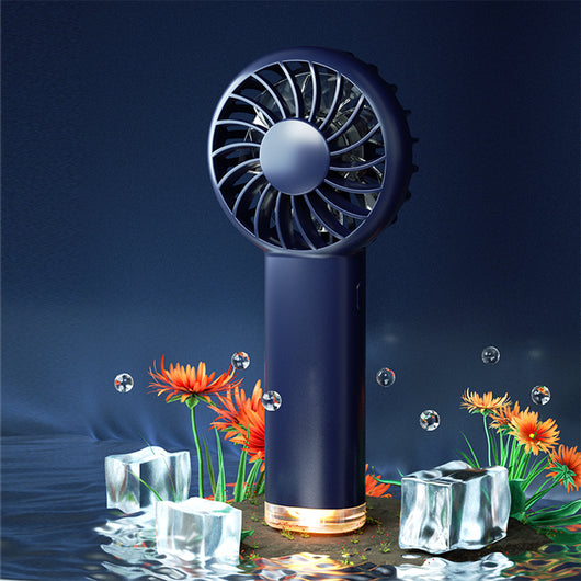 Ventilador Portátil Mini Recargable con Luz LED Integrada - Image 5