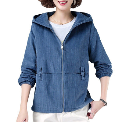 Chaqueta de Pana para Mujer Otoño Invierno - Estilo Casual Versátil - Image 3