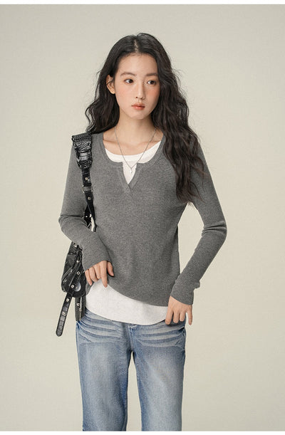 Blusa Interior Térmica Cuello V Manga Larga para Mujer - Image 12