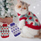 Suéter Navideño para Gatos con Diseño de Rombos y Amor