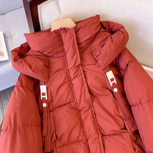 Chaqueta Acolchada Corta Estilo Coreano para Mujer - Image 16