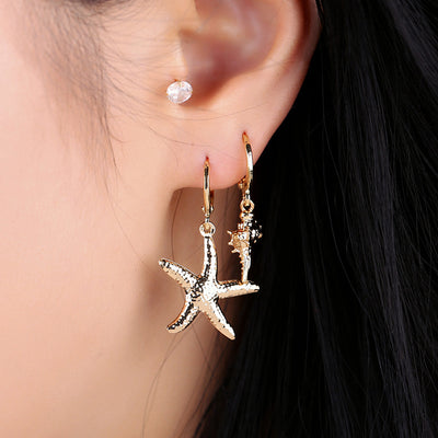 Aretes de Perla Artesanales Lujo Ligero Serie Océano - Clip Europeo Americano - Image 41