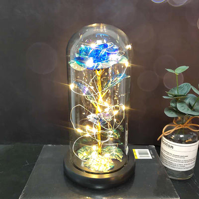 Rosa Eterna con Luz LED en Cúpula de Cristal - Regalo Perfecto para Damas de Honor - Image 24