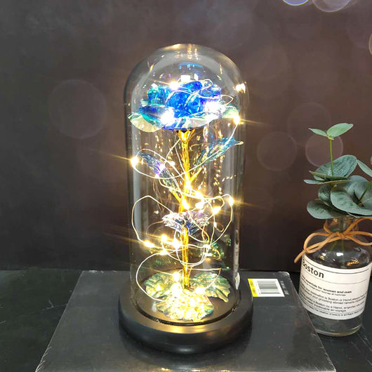 Rosa Eterna con Luz LED en Cúpula de Cristal - Regalo Perfecto para Damas de Honor - Image 19