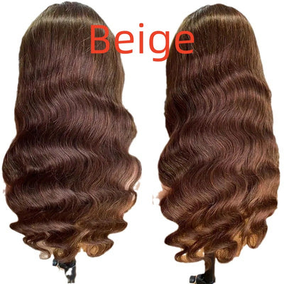 Peluca Larga Ondulada Marrón - Cobertura Completa de Cabello Rizado - Image 10