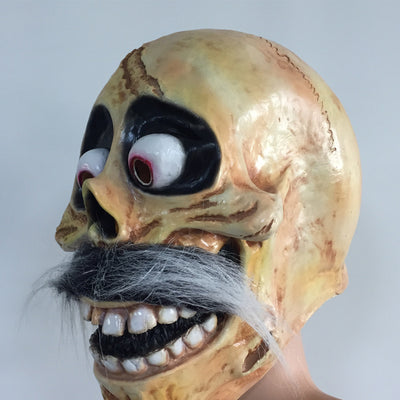 Máscara de Látex Ekra Demonio - Tocado Profesional