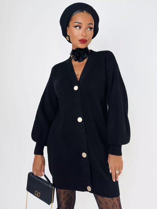 Cardigan Tejido Suelto Cuello V - Diseño Versátil para Otoño - Image 20