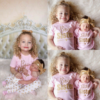Conjunto de Dos Piezas Letter Sisters para Bebé