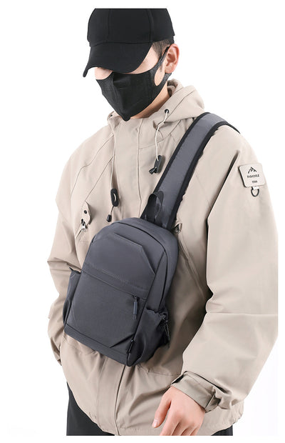 Mochila Pecho Oxford para Hombre - Bolsa Cruzada Funcional - Image 34