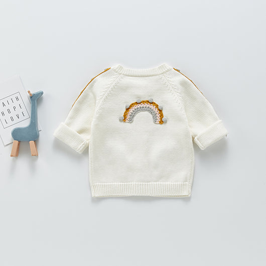 Suéter Tejido Infantil con Diseño Arcoíris de Burbujas - Image 8