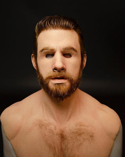 Máscara de Anciano con Cabello Blanco y Barba para Halloween - Image 20