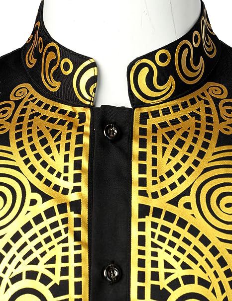 Conjunto Traje Africano Bronce para Hombre - Camisa y Pantalón - Image 15