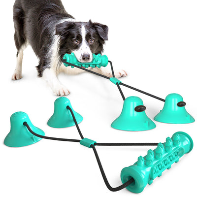 Juguete Interactivo Doble Ventosa para Perros con Masajeador Dental - Image 5