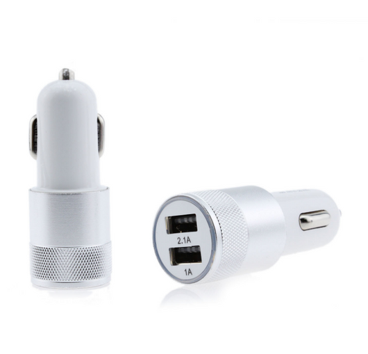 Cargador Dual USB para Auto 2.1A Aluminio Resistente - Image 10