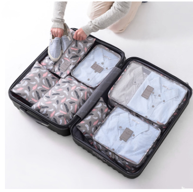 Organizador de Viaje en Nylon Impermeable - Cubos de Empaque Durables - Image 15