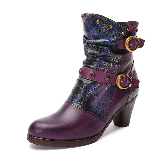 Botas Retro Bohemias para Mujer - Estilo Vintage - Image 2
